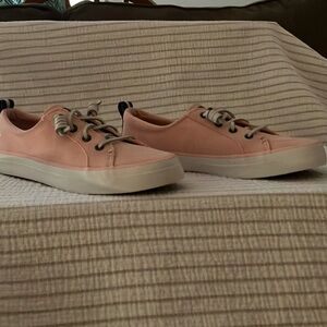 Sperry Light Pink Sneakers with White Soles